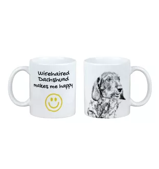 Jamnik kubek z psem Makes me happy Art-Dog