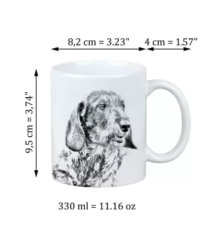 Jamnik kubek z psem Makes me happy Art-Dog