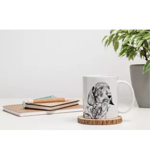 Jamnik kubek z psem Makes me happy Art-Dog