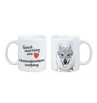Czechoslovakian Wolfdog, Czechoslovak Vlcak - cup with a dog, cup with a photo, personalized gift from the Art-Dog brand
