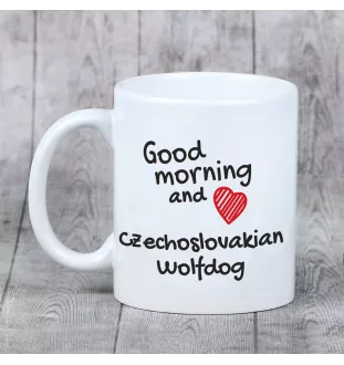 Czechoslovakian Wolfdog, Czechoslovak Vlcak - cup with a dog, cup with a photo, personalized gift from the Art-Dog brand