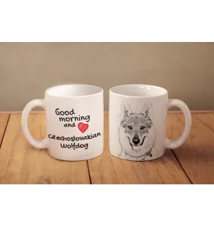 Tschechoslowakischer Wolfhund - Tasse mit Hund, Tasse mit Bild, personalisiertes Geschenk der Marke Art-Dog