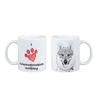 Tschechoslowakischer Wolfhund - Tasse mit Hund, entzückende Tasse mit Grafik, Geschenk mit Ihrem Foto von der Marke Art-Dog