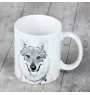Chien loup tchécoslovaque - tasse avec chien, une tasse adorable avec une illustration, un cadeau avec votre photo de la marque Art-Dog