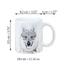 Czechoslovakian Wolfdog, Czechoslovak Vlcak - cup with a dog, cheerful cup for a dog lover, personalized gift from the Art-Dog brand