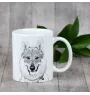 Czechoslovakian Wolfdog, Czechoslovak Vlcak - cup with a dog, cheerful cup for a dog lover, personalized gift from the Art-Dog brand