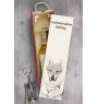 Chien loup tchécoslovaque - boîte à vin avec chien, boîte à alcool avec graphisme, boîte cadeau personnalisée de la marque Art-Dog