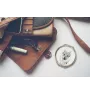 Czechoslovakian Wolfdog, Czechoslovak Vlcak - Pocket mirror with a dog, personalized mirror for a purse, compact mirror with Art-Dog brand print.