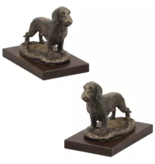 Dachshund Rauhhaar, Dackel, Teckel - Hundestatue, Figur für Büro, Trophäe für Hundeausstellung von Art-Dog brand