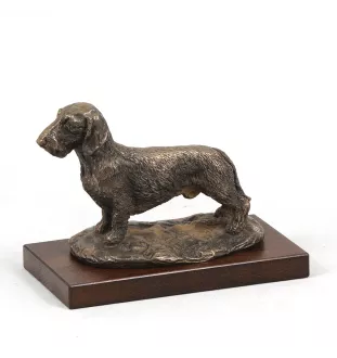 Dachshund Rauhhaar, Dackel, Teckel - Hundestatue, Figur für Büro, Trophäe für Hundeausstellung von Art-Dog brand