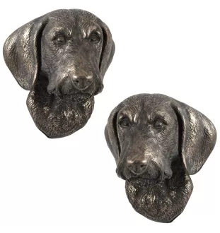 Dachshund Rauhhaar, Dackel, Teckel - Hundestatue, hängende Büste, einzigartige Dekoration für Hundeliebhaber der Marke Art-Dog