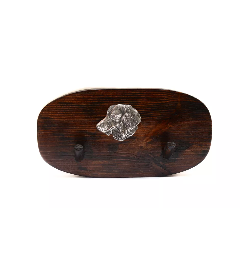 Dachshund Long-haired, Wiener dog, Badger dog II - accessory rack, dog medal rack, key hooks by Art-Dog