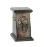 Teckel à poil long, Chien-saucisse - urne pour les cendres d'un chien, une urne élégante avec une statuette, une urne commémorative avec un buste de chien de la marque Art-Dog