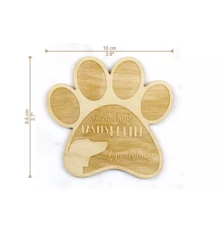 Dachshund Kurzhaar, Dackel, Teckel I - Tasse Untersetzer, graviert Untersetzer mit Hund, Geschenk für Hundeliebhaber von Art-Dog Marke