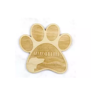 Dachshund Kurzhaar, Dackel, Teckel I - Tasse Untersetzer, graviert Untersetzer mit Hund, Geschenk für Hundeliebhaber von Art-Dog Marke