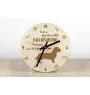 Dachshund Rauhhaar, Dackel, Teckel - Uhr mit Hund, Holzuhr mit Gravur, personalisierte Uhr von Art-Dog