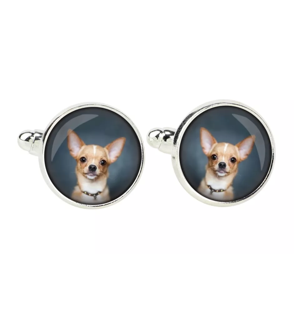 Teckel à poil ras, Chien-saucisse I - boutons de manchette, décoration de chemise, pendentif de chemise de la marque Art-Dog