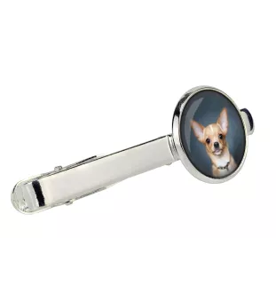 Teckel à poil ras, Chien-saucisse I - pince à cravate, accessoire, bijou pour tenue de soirée de la marque Art-Dog