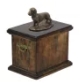 Teckel à poil dur, Chien-saucisse - une urne pour les cendres d'un chien, une urne avec une statuette, une urne élégante de style classique de la marque Art-Dog