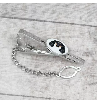 Jamnik długowłosy spinka geometryczny Art-Dog