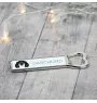 Dachshund Long-haired, Wiener dog, Badger dog - bottle opener with a picture and inscription for beer by Art-Dog