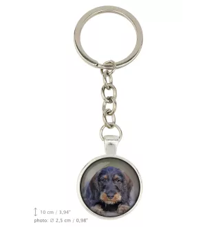 Jamnik szorstkowłosy brelok ze zdjęciem Art-Dog