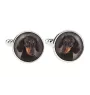 Dachshund Smooth-haired, Wiener dog, Badger dog - cufflinks in a box, handmade jewelry, product of the Art-Dog brand