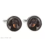 Dachshund Smooth-haired, Wiener dog, Badger dog - cufflinks in a box, handmade jewelry, product of the Art-Dog brand