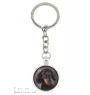 Dachshund Smooth-haired, Wiener dog, Badger dog - keychain in a box, own photo, keychain pendant from Art-Dog brand