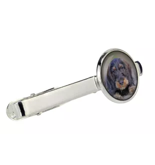 Teckel à poil dur, Chien-saucisse - Boutons de manchette et cravate avec votre photo, accessoire de costume, bijoux pour hommes de la marque Art-Dog.