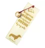 Teckel à poil ras, Chien-saucisse - marque-page pour livre avec chien, marque-page personnalisé, accessoire canin pour les lecteurs de la marque Art-Dog