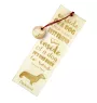 Dachshund Kurzhaar, Dackel, Teckel - Lesezeichen mit Hund, personalisiertes Lesezeichen, Geschenk für Bücherwurm von der Marke Art-Dog