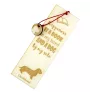 Dachshund Rauhhaar, Dackel, Teckel - Lesezeichen mit Hund, personalisiertes Lesezeichen, Hundeaccessoire für Leser der Marke Art-Dog