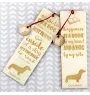 Dachshund Smooth-haired, Wiener dog, Badger dog - dog bookmark, personalized bookmark, gift for bookworm from Art-Dog brand