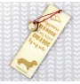 Dachshund Rauhhaar, Dackel, Teckel - Lesezeichen mit Hund, personalisiertes Lesezeichen, Hundeaccessoire für Leser der Marke Art-Dog