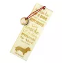 Dachshund Wire-haired, Wiener dog, Badger dog - dog bookmark, personalized bookmark, gift for bookworm from Art-Dog brand