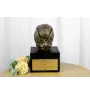 Dachshund Wire-haired, Wiener dog, Badger dog - an urn with an engraving and a sculpture of a dog, a handmade product by the Art-Dog brand.