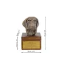 Dachshund Wire-haired, Wiener dog, Badger dog - urn for dog ashes with a statuette, small urn for a dog, personalized urn with a bust of a dog by Art-Dog brand