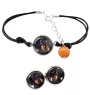 Teckel à poil ras, Chien-saucisse I - ensemble de bijoux avec votre photo, accessoire féminin, article fait main, produit fabriqué à la main avec passion pour la création de la marque Art-Dog