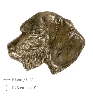 Dachshund Wire-haired, Wiener dog, Badger dog - commemorative plaque with a dog, personalized thank you, award, diploma with dedication from the Art-Dog brand