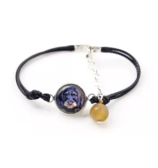 Dachshund Rauhhaar, Dackel, Teckel - Schmuckset in einer Schachtel, Halskette, Ohrringe, Armband, Produkte der Marke Art-Dog