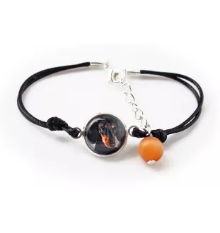 Dachshund Kurzhaar, Dackel, Teckel I - Armband in einer Schachtel mit Ihrem Foto, femininer Schmuck, ein ausgezeichnetes Geschenk der Marke Art-Dog.