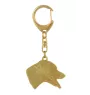 Dalmatiner, Dalmatinac - Vergoldeter Schlüsselanhänger mit Hund, Handtaschenschmuck, Luxus-Accessoire der Marke Art-Dog