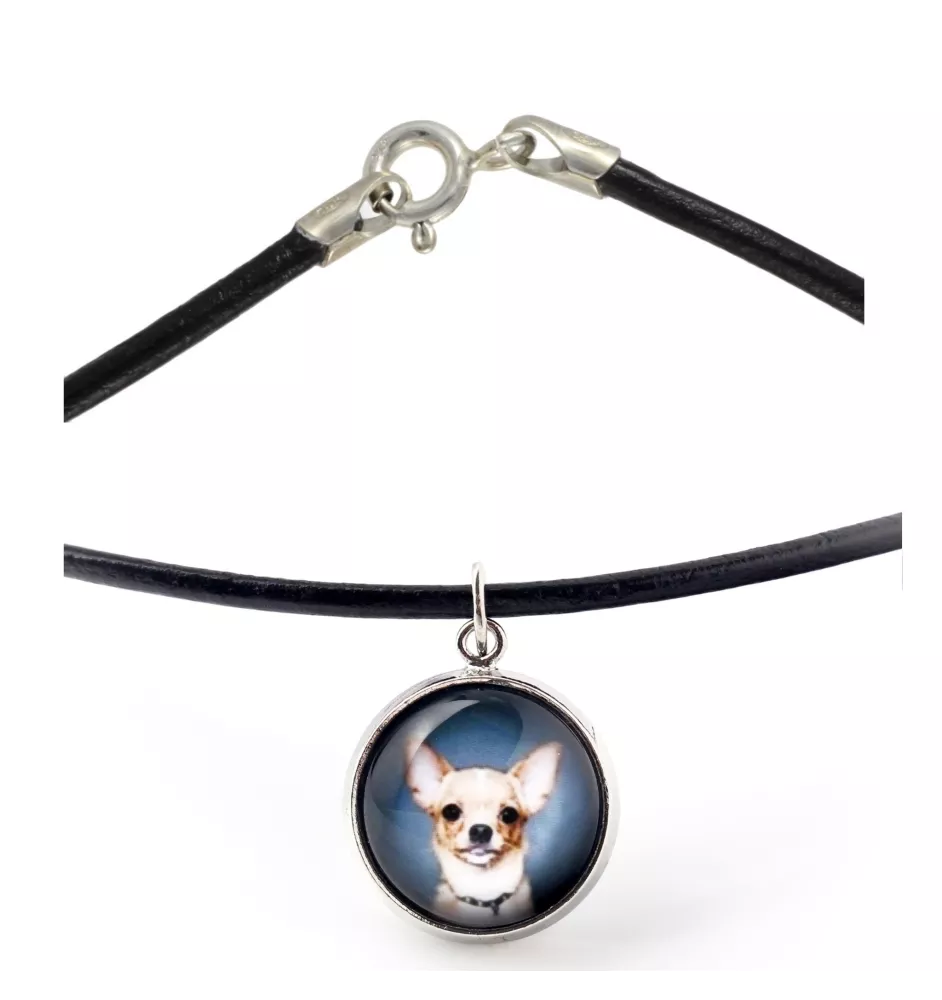 Teckel à poil ras, Chien-saucisse - collier dans une boîte, élégant bijou, pendentif de la marque Art-Dog