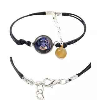Dachshund Rauhhaar, Dackel, Teckel - Armband in einer Schachtel mit Ihrem Foto, femininer Schmuck, ein ausgezeichnetes Geschenk der Marke Art-Dog.