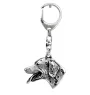 Dalmatian, Carriage Dog, Spotted Coach Dog - Silver-plated key ring with a dog in a gift box, handbag decoration, backpack pendant by Art-Dog brand