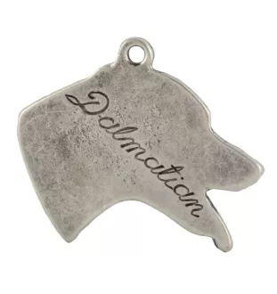 Dalmatiner, Dalmatinac - Halskette mit Hund, versilberter Anhänger für Hundefans, einzigartiger Schmuck der Marke Art-Dog