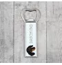 Dachshund Smooth-haired, Wiener dog, Badger dog - bottle opener with a picture and inscription for beer by Art-Dog