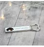 Dachshund Smooth-haired, Wiener dog, Badger dog - bottle opener with a picture and inscription for beer by Art-Dog