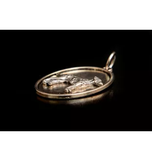 Dalmatiner, Dalmatinac - Halskette mit Hund, Anhänger für Hundemama, einzigartiger Schmuck der Marke Art-Dog